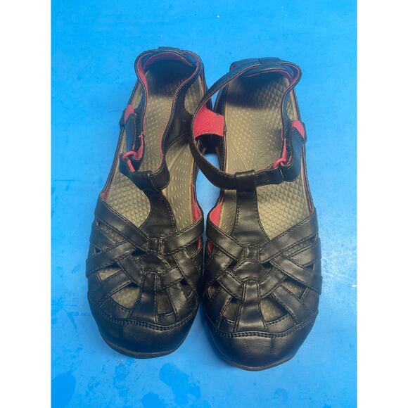 Woman's Fimley Baretraps Size 5.5 M Cushioned Woman's Black SAndals Comfort - Picture 4 of 10